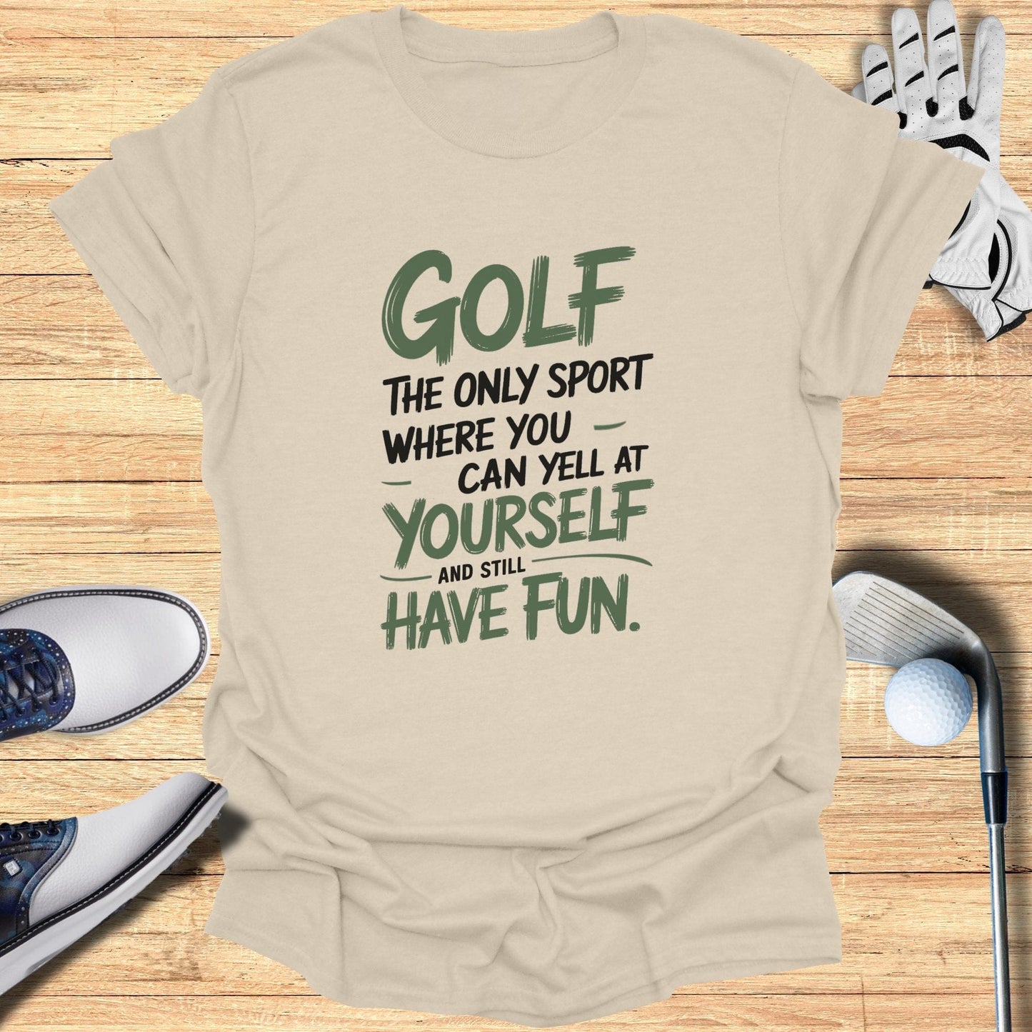 Golf The Only Sport T-Shirt - Funny Golf Tee by Swing Epic