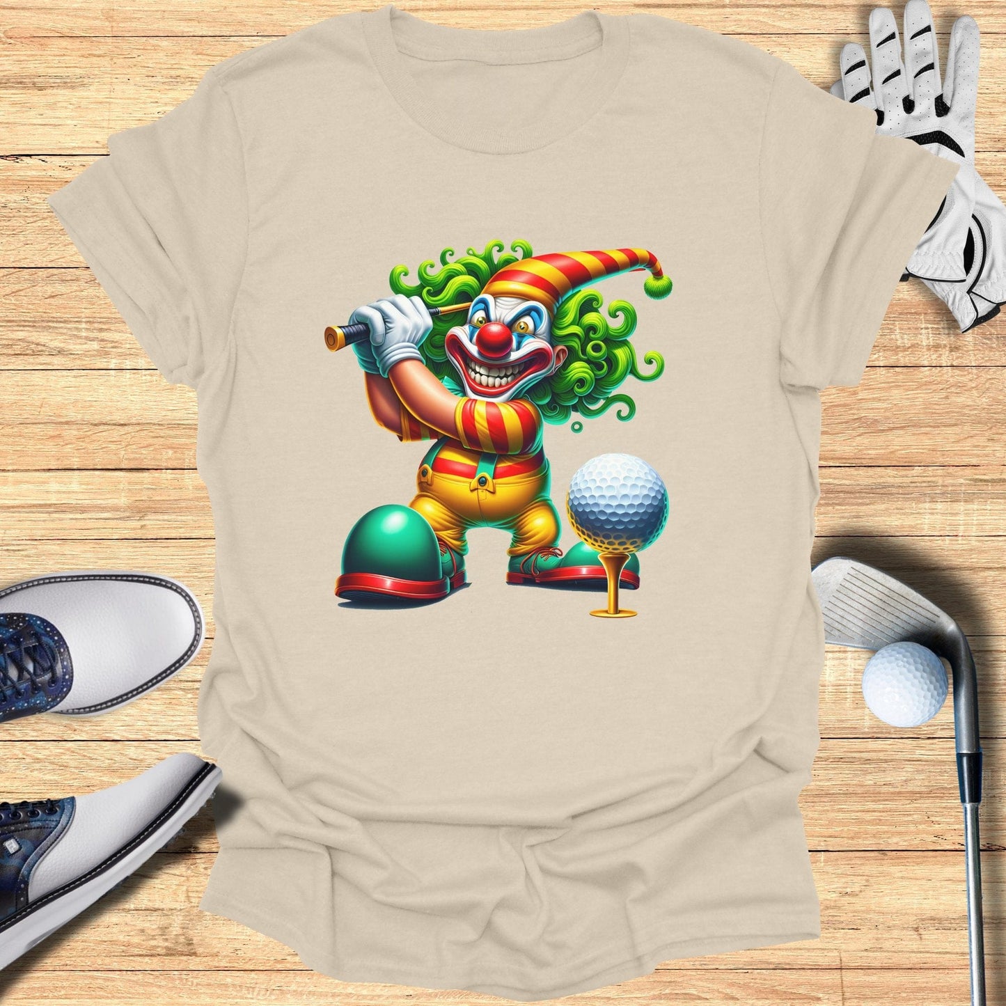 Golf Clown Graphic T-Shirt - Funny Golf Tee by Swing Epic