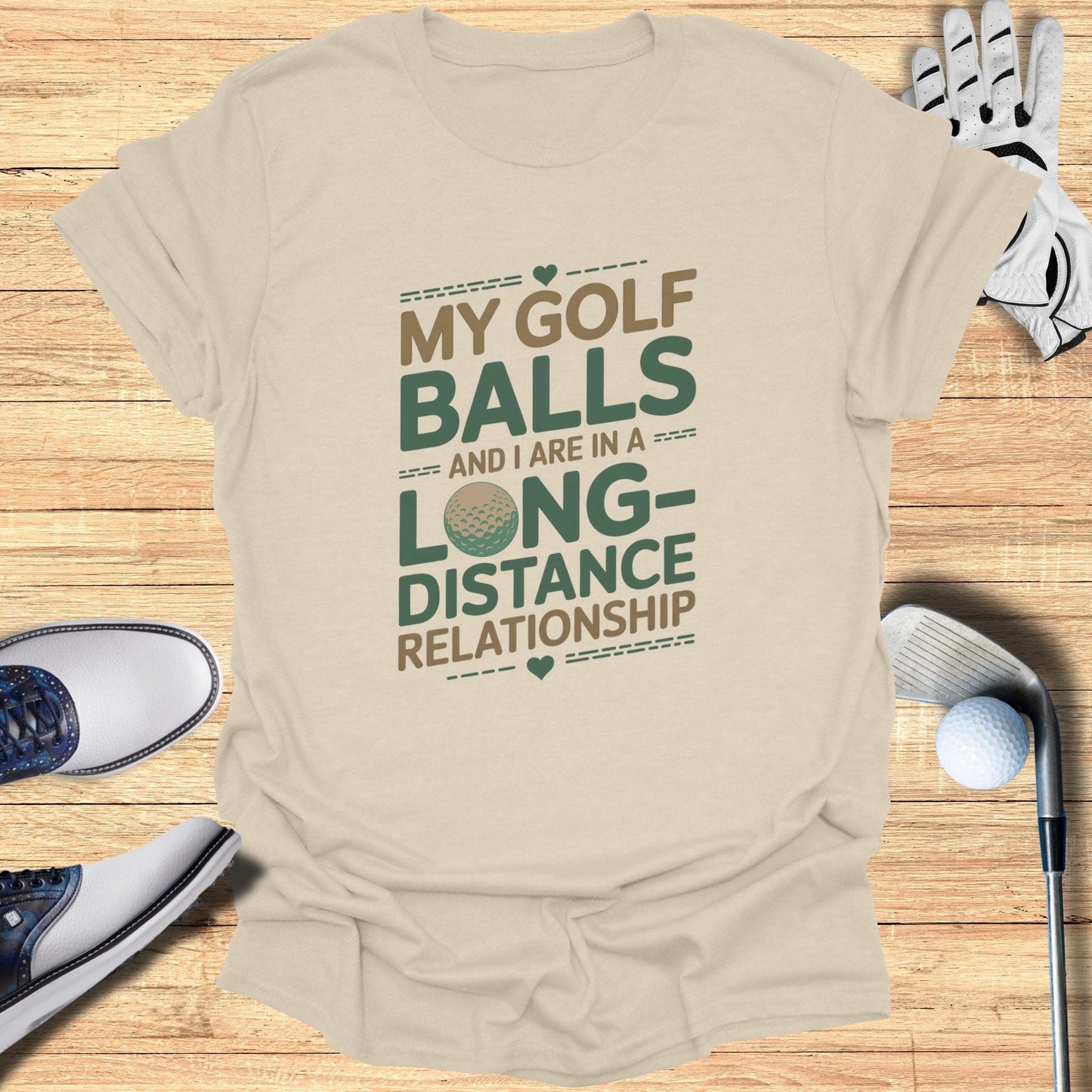 My Golf Balls & I Relationship T-Shirt - Funny Golf Tee by Swing Epic