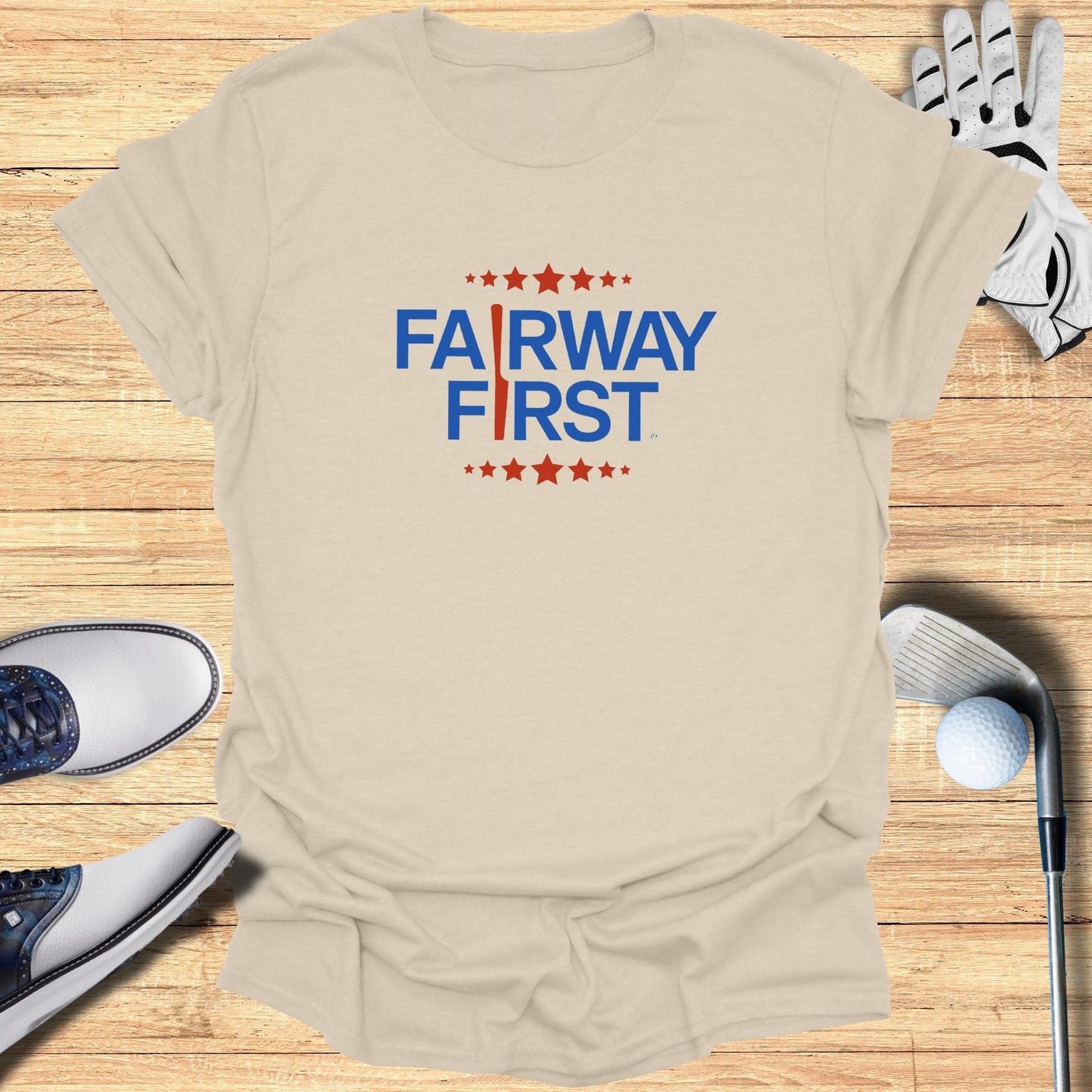 Fairway First T-Shirt - Funny Golf Tee by Swing Epic