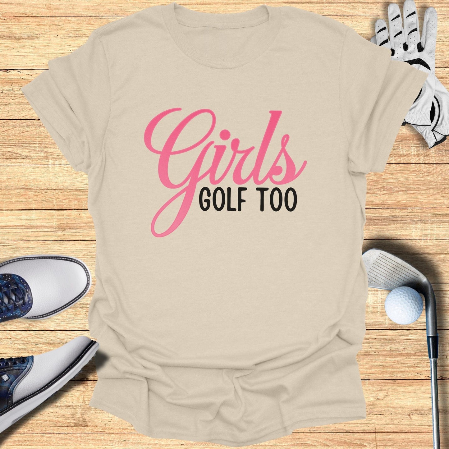Girls Golf Too T-Shirt - Funny Golf Tee by Swing Epic