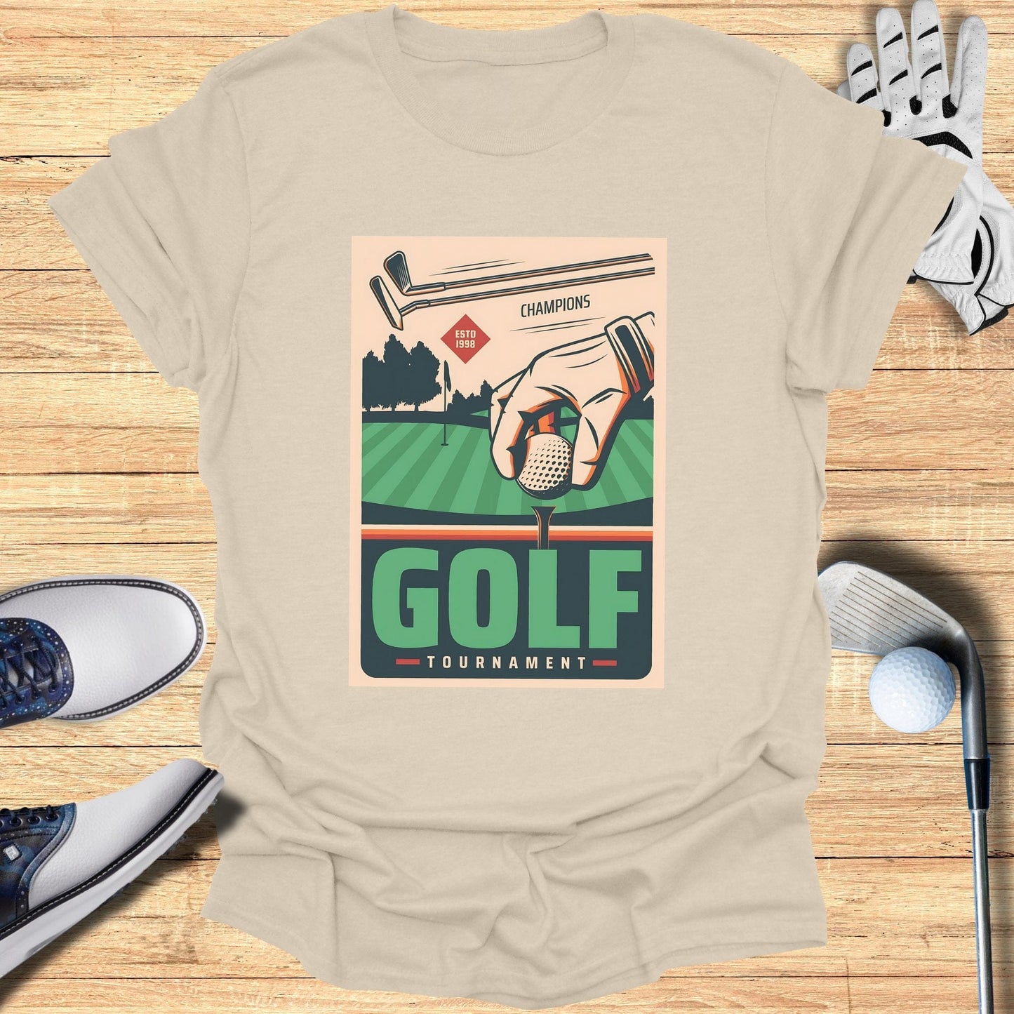 Vintage Golf Tournament T-Shirt - Funny Golf Tee by Swing Epic
