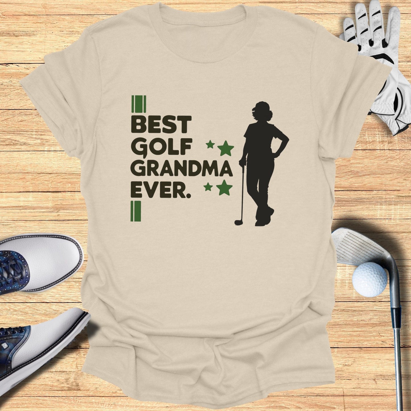 Best Golf Grandma Ever T-Shirt - Funny Golf Tee by Swing Epic