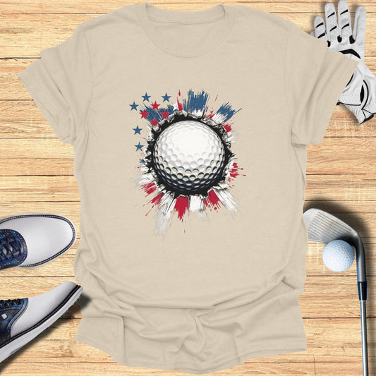 Stars, Stripes & Shanks T-Shirt - Funny Golf Tee by Swing Epic