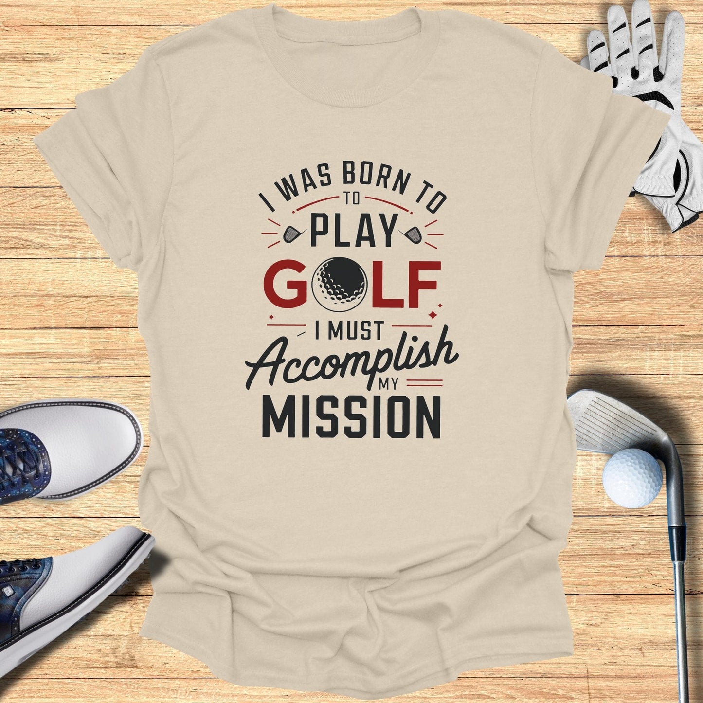 Born to Play Golf T-Shirt - Funny Golf Tee by Swing Epic