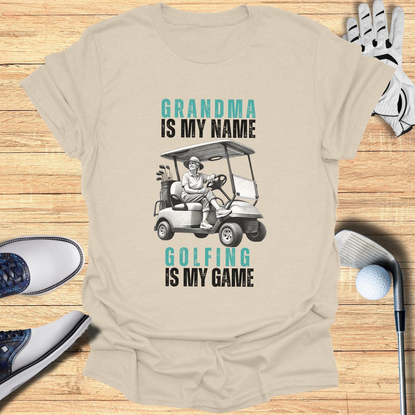 Grandma Is My Name T-Shirt - Funny Golf Tee by Swing Epic
