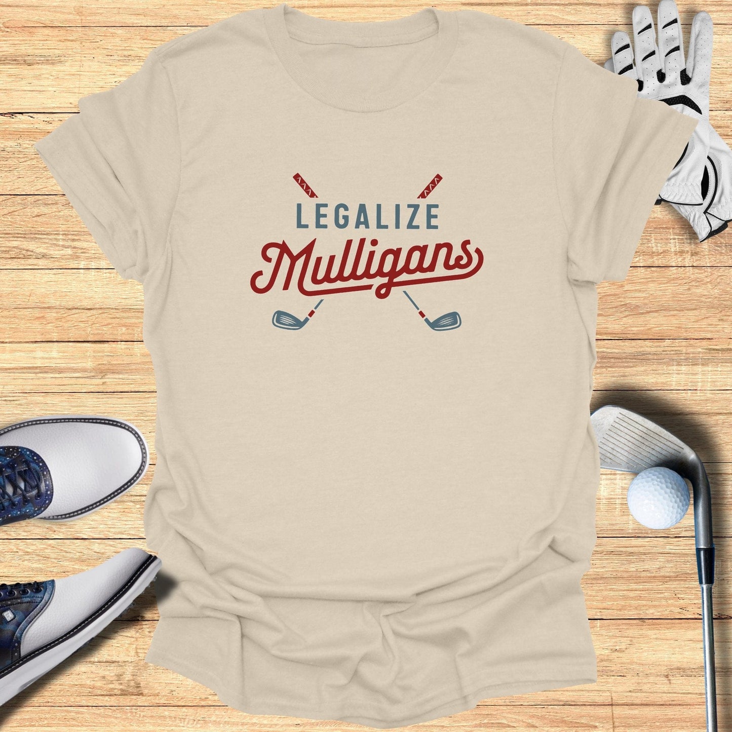 Legalize Mulligans T-Shirt - Funny Golf Tee by Swing Epic