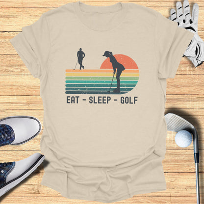 Eat Sleep Golf T-Shirt - Funny Golf T-Shirt by SwingEpic