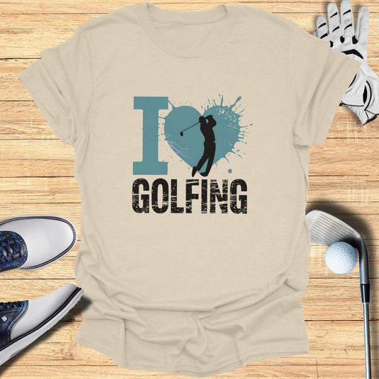 I Love Golfing T-Shirt - Funny Golf Tee by Swing Epic