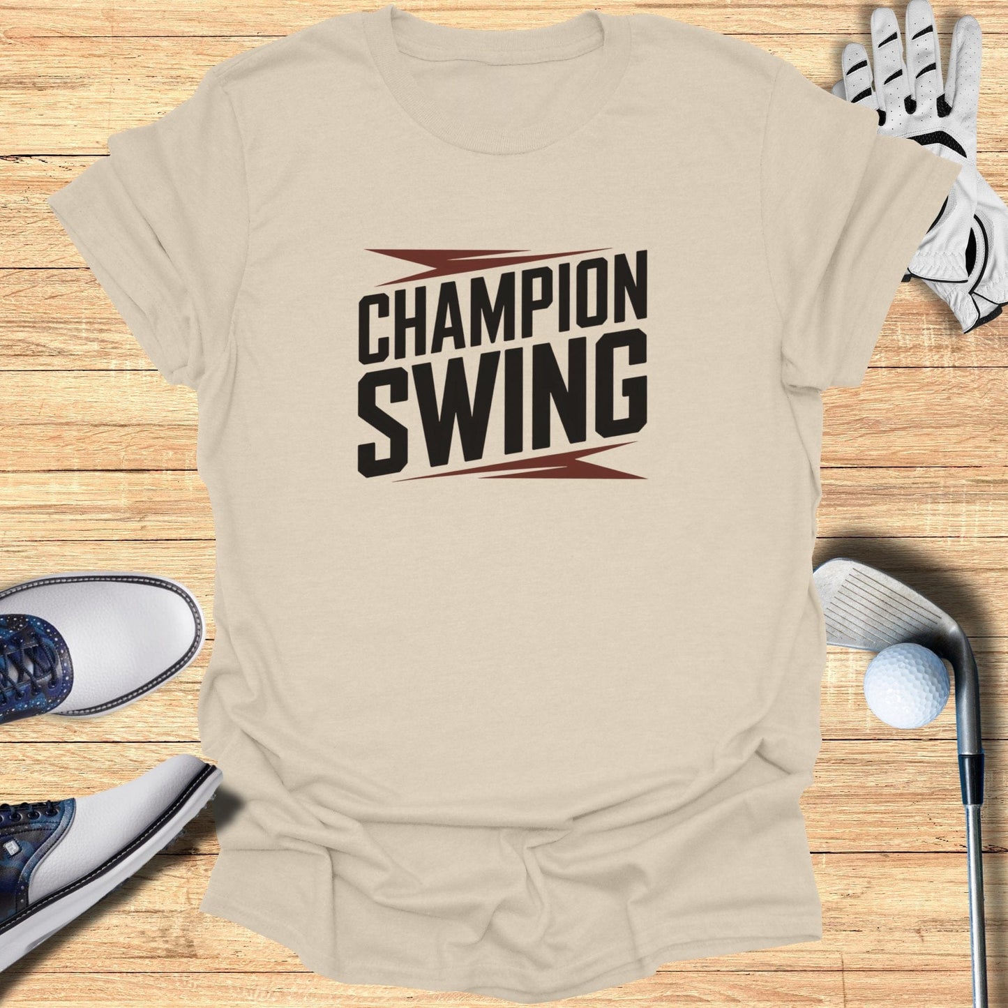 Champion Swing T-Shirt - Funny Golf Tee by Swing Epic