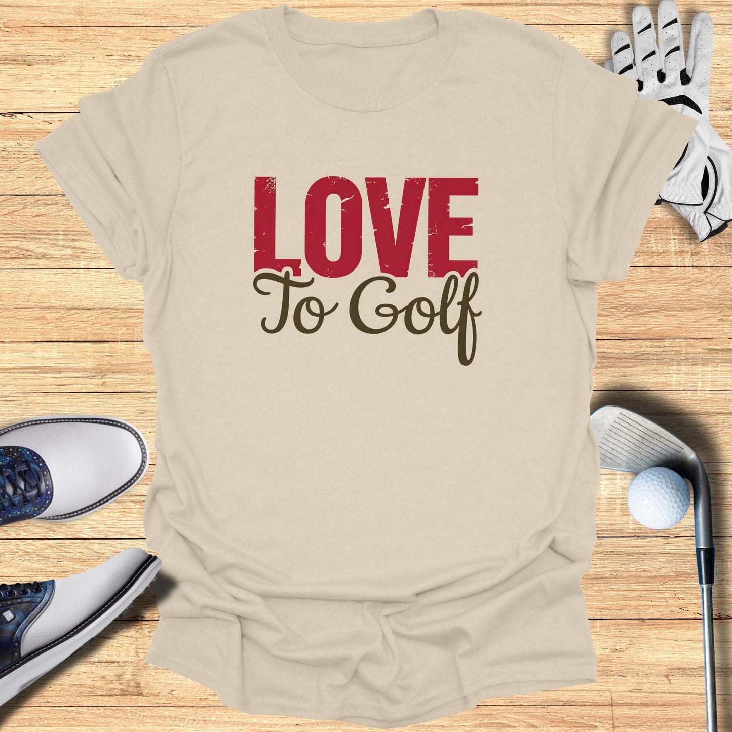 Love to Golf T-Shirt - Funny Golf T-Shirt by SwingEpic