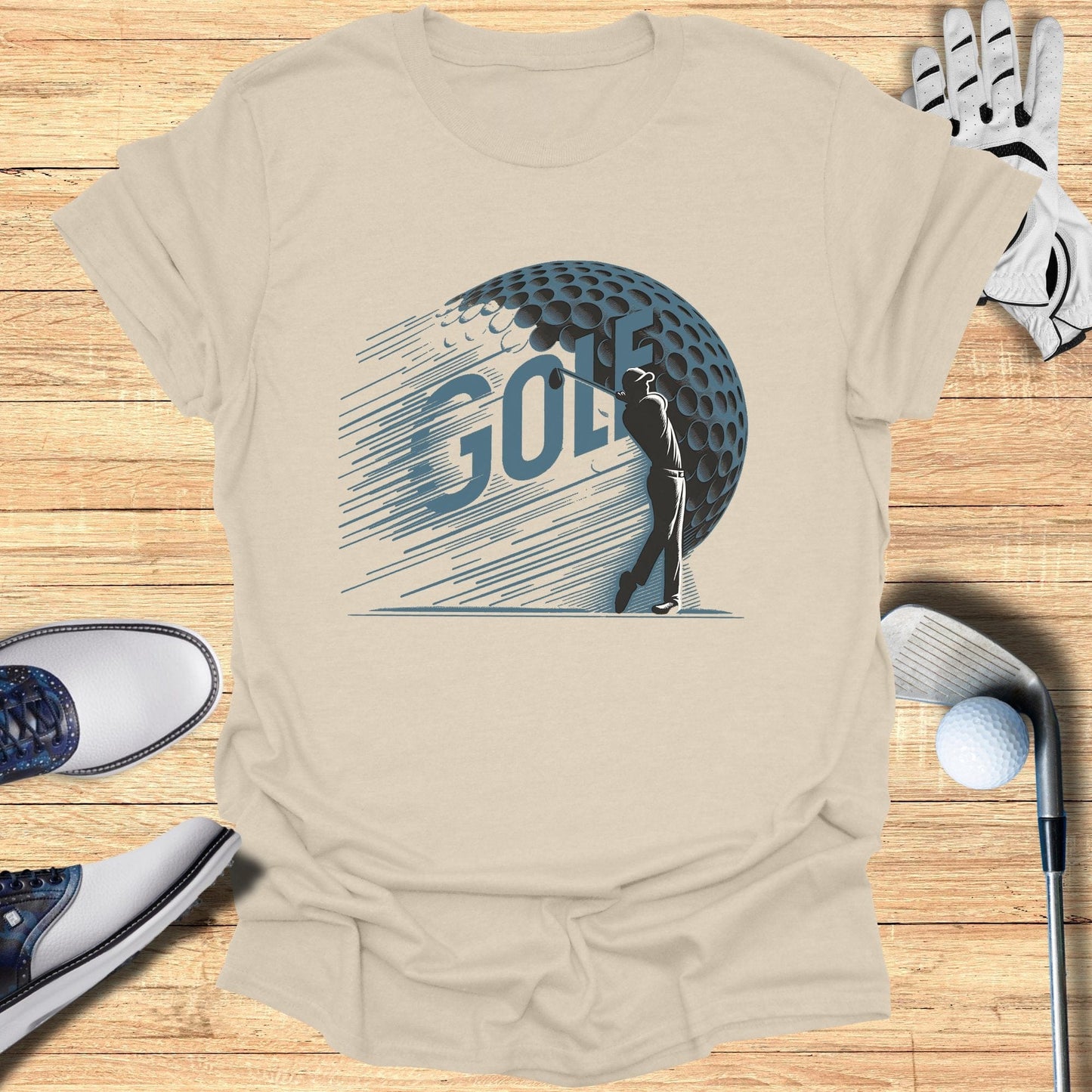 Dynamic Golf Action T-Shirt - Funny Golf Tee by Swing Epic