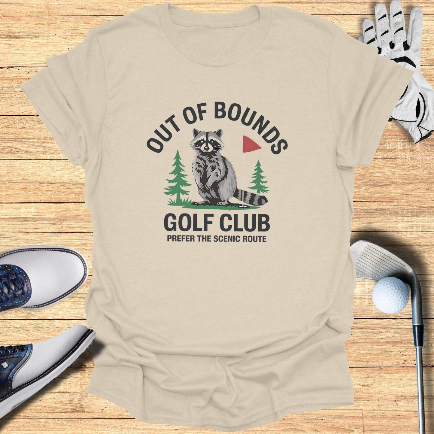 Out of Bounds Golf Club T-Shirt - Funny Golf Tee by Swing Epic