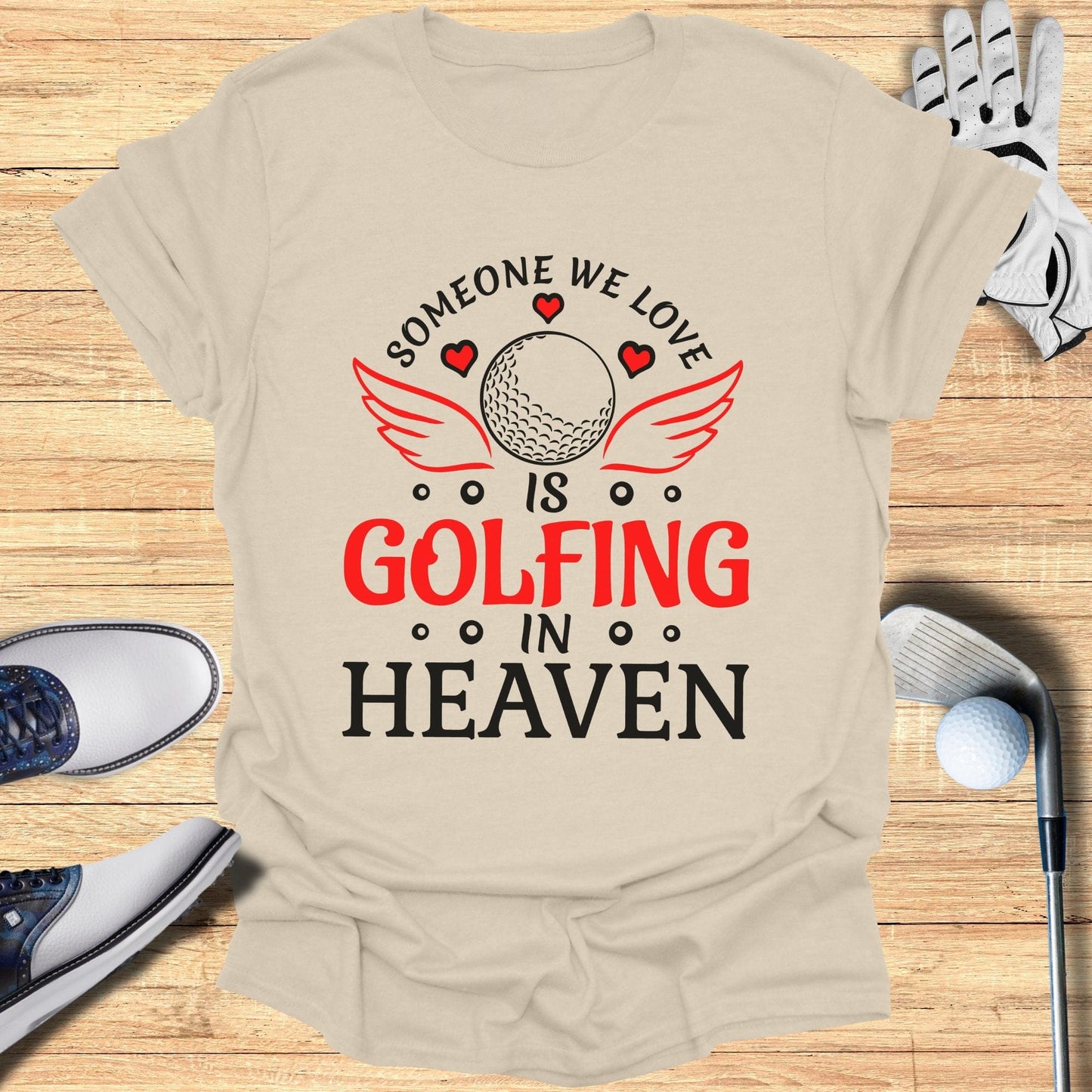 Someone We Love is Golfing T-Shirt - Funny Golf Tee by Swing Epic