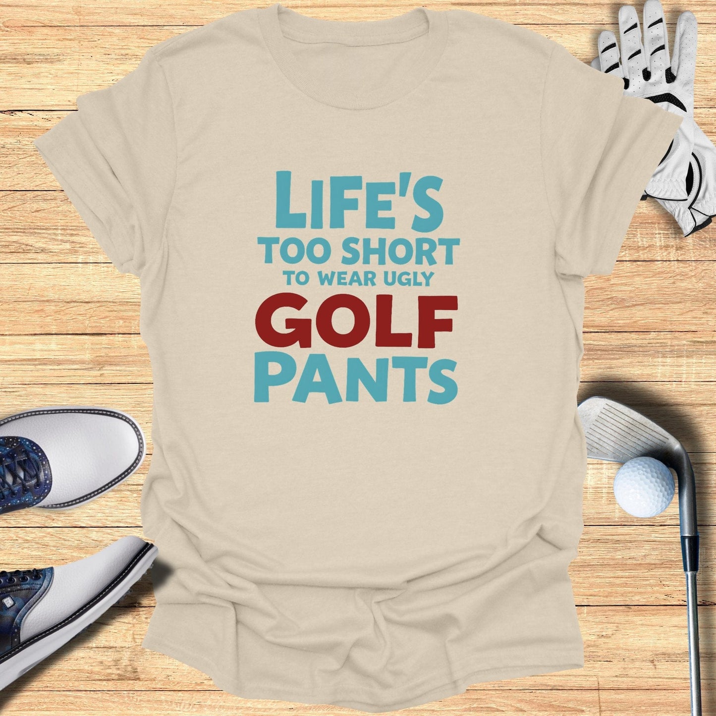 Life's Too Short T-Shirt - Funny Golf Tee by Swing Epic
