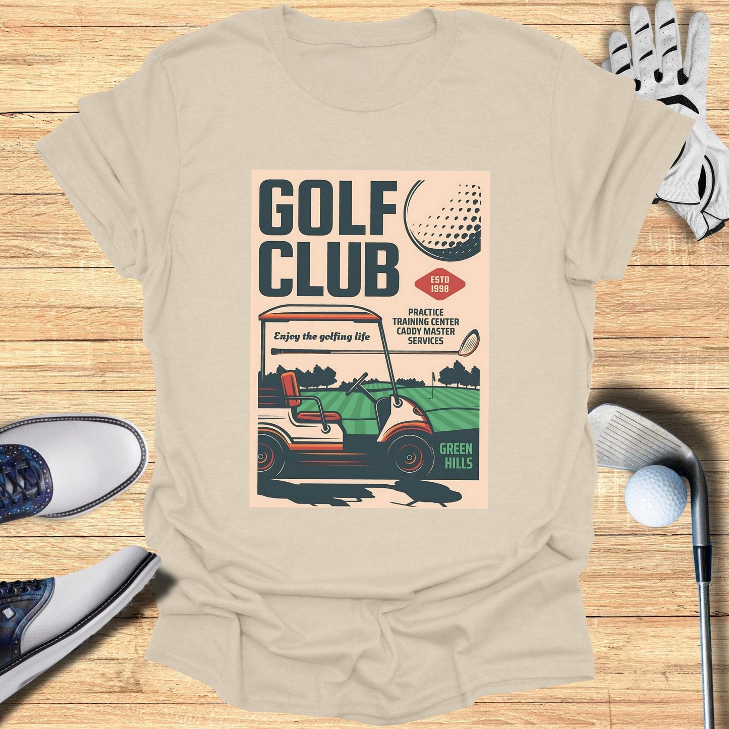Golf Club Vintage T-Shirt - Funny Golf Tee by Swing Epic
