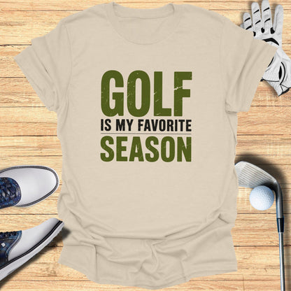 Golf Is My Favorite Season T-Shirt - Funny Golf T-Shirt by SwingEpic