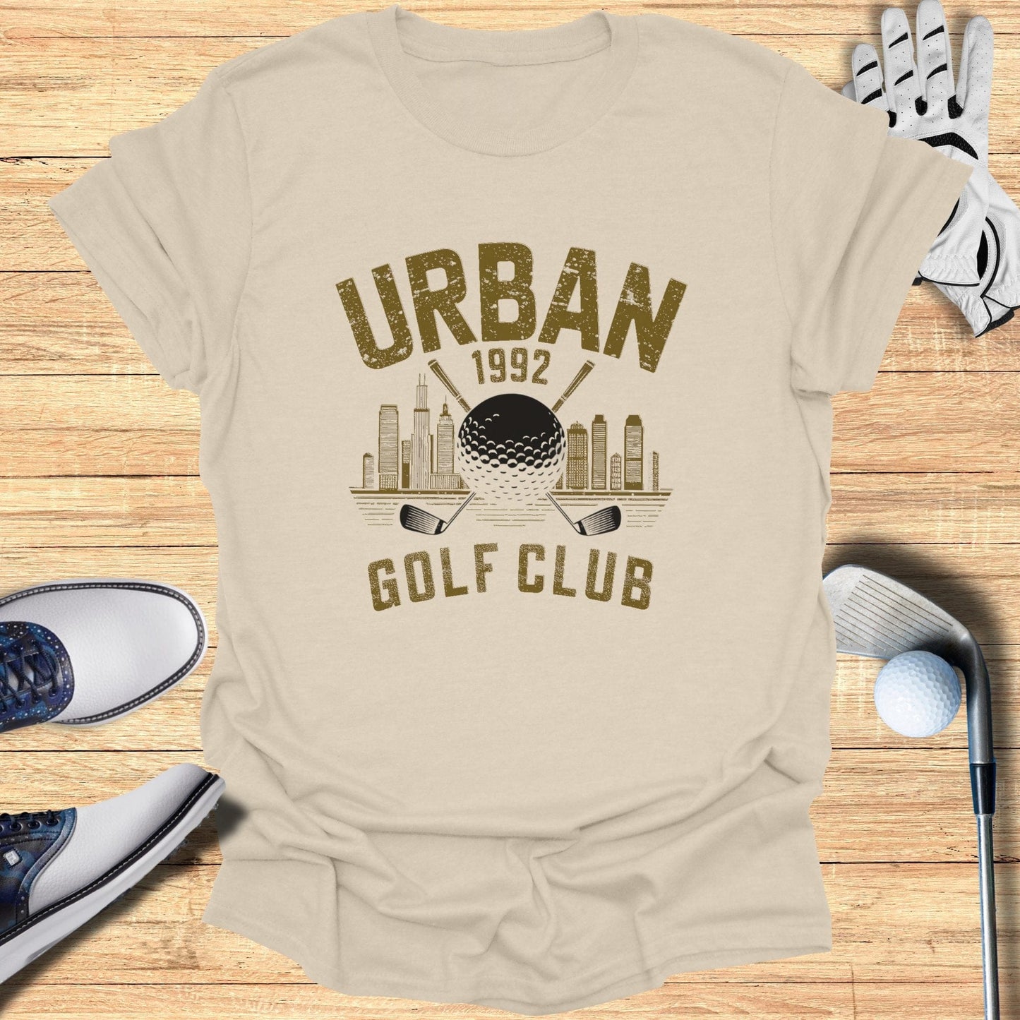 Urban Golf Club 1992 T-Shirt - Funny Golf Tee by Swing Epic