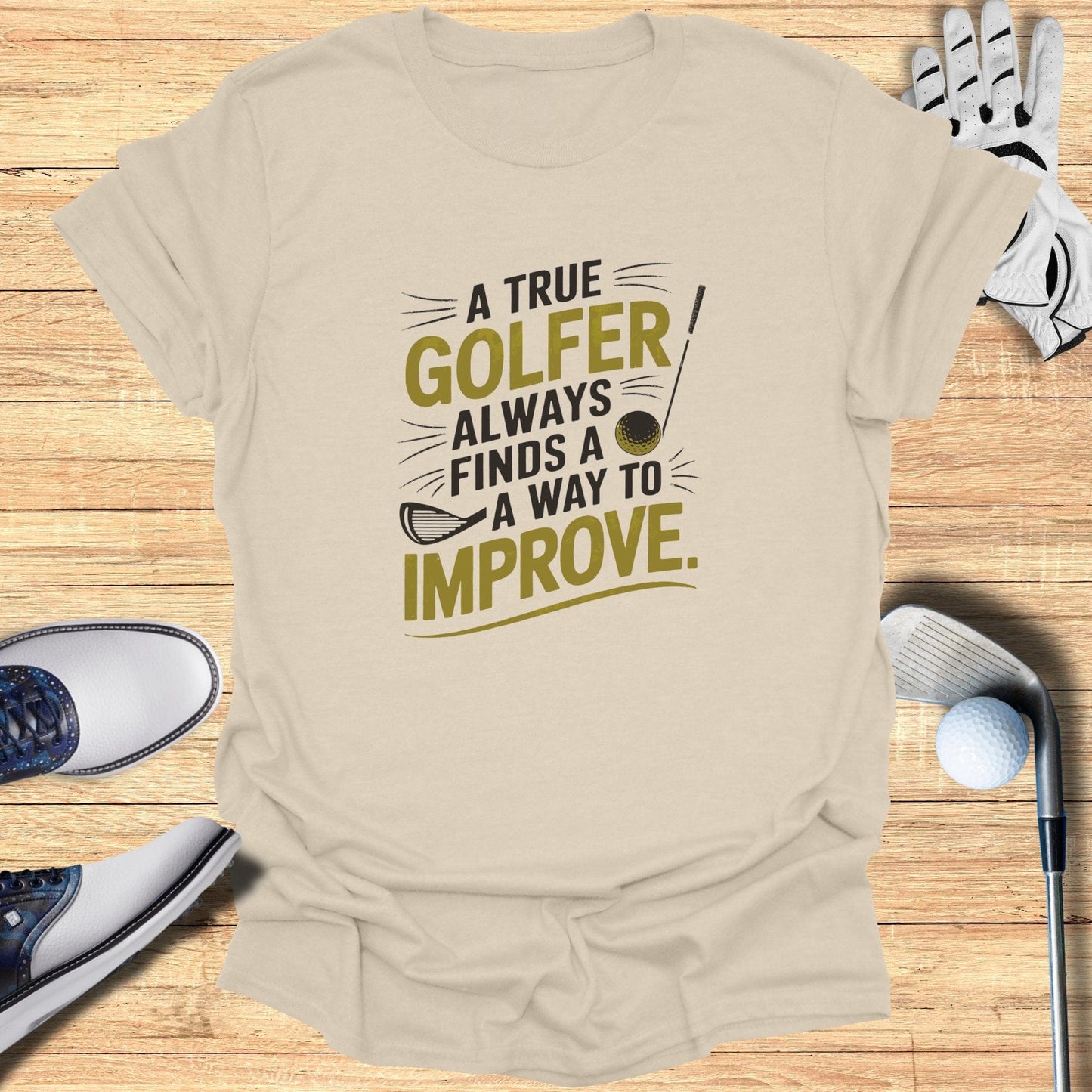 A True Golfer T-Shirt - Funny Golf Tee by Swing Epic
