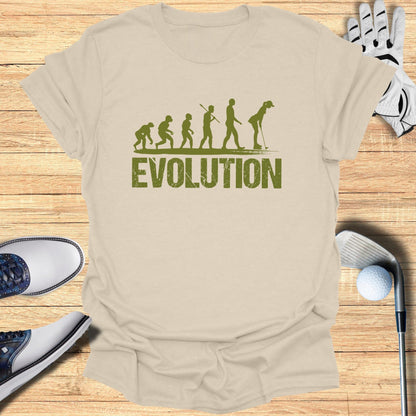 Evolution of Golf T-Shirt - Funny Golf T-Shirt by SwingEpic