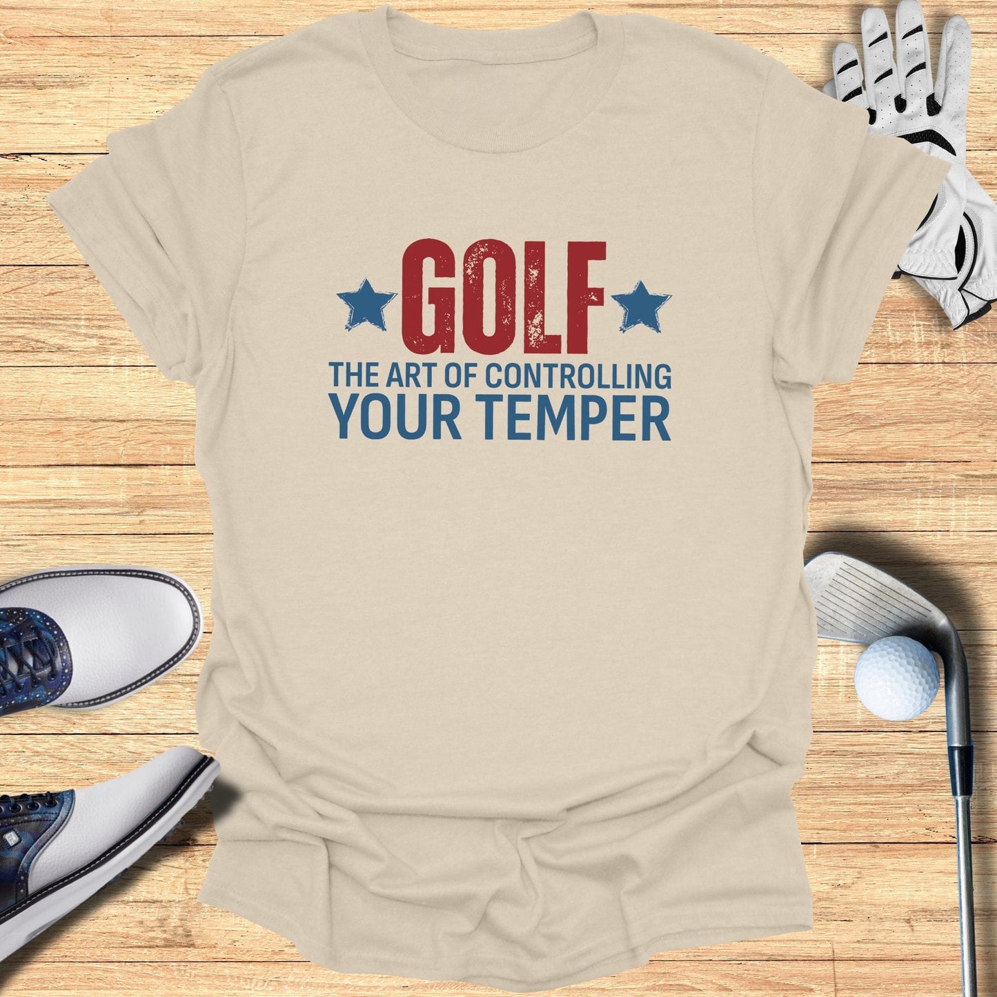 Golf The Art Of Controlling T-Shirt - Funny Golf Tee by Swing Epic