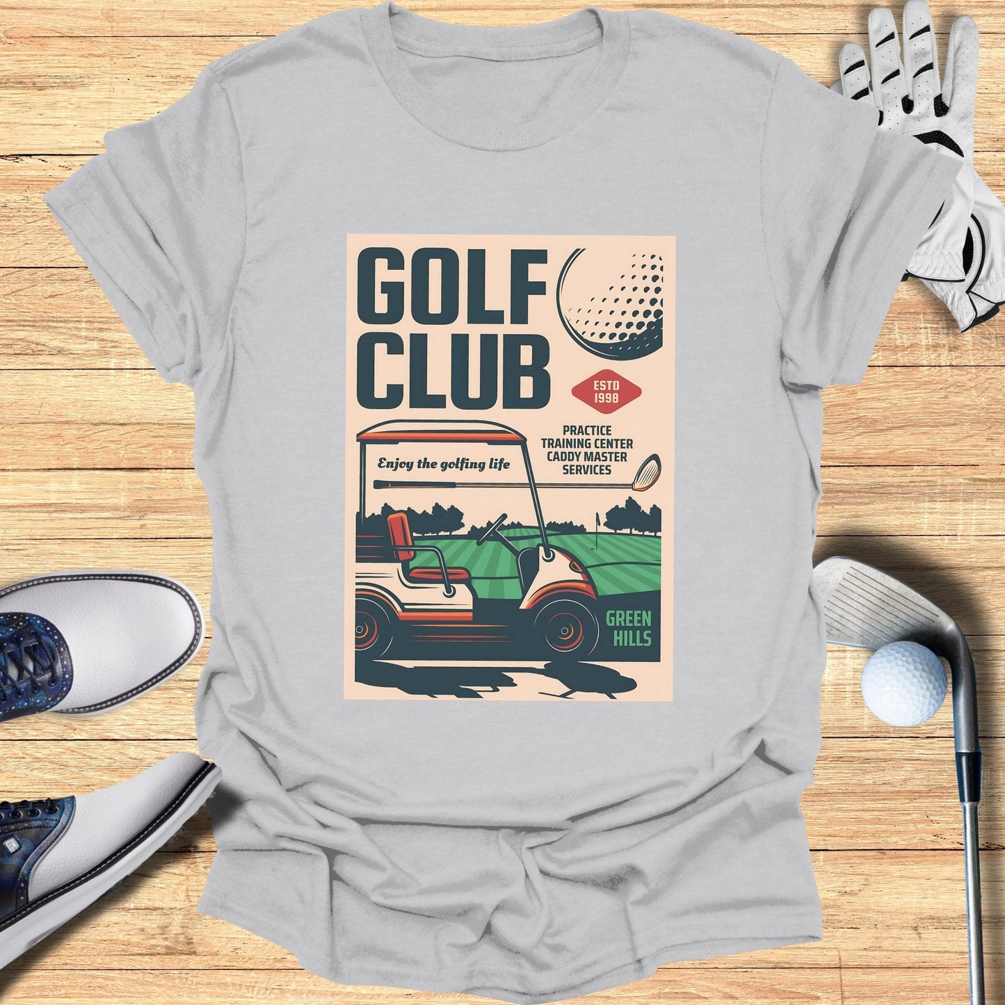 Golf Club Vintage T-Shirt - Funny Golf Tee by Swing Epic