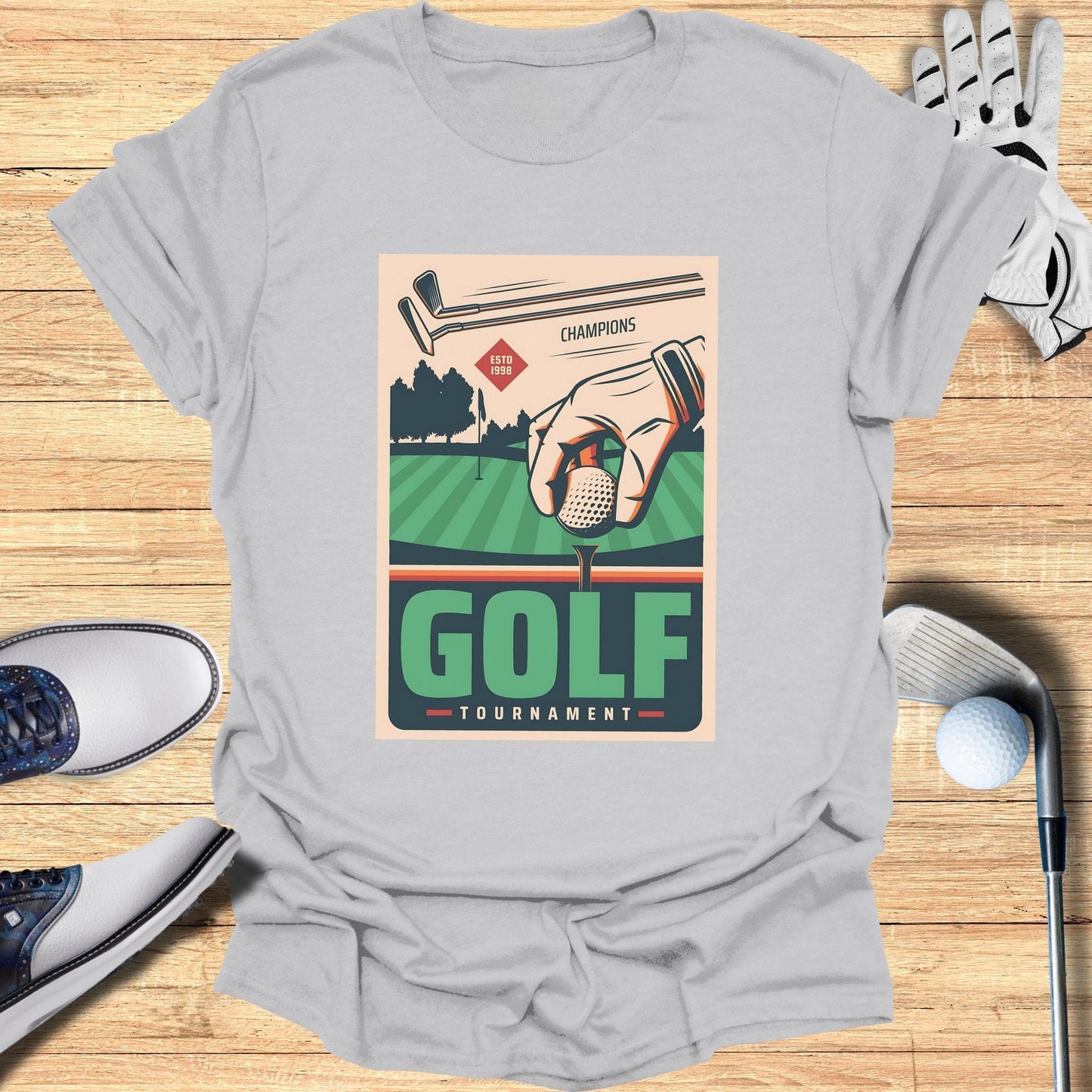 Vintage Golf Tournament T-Shirt - Funny Golf Tee by Swing Epic