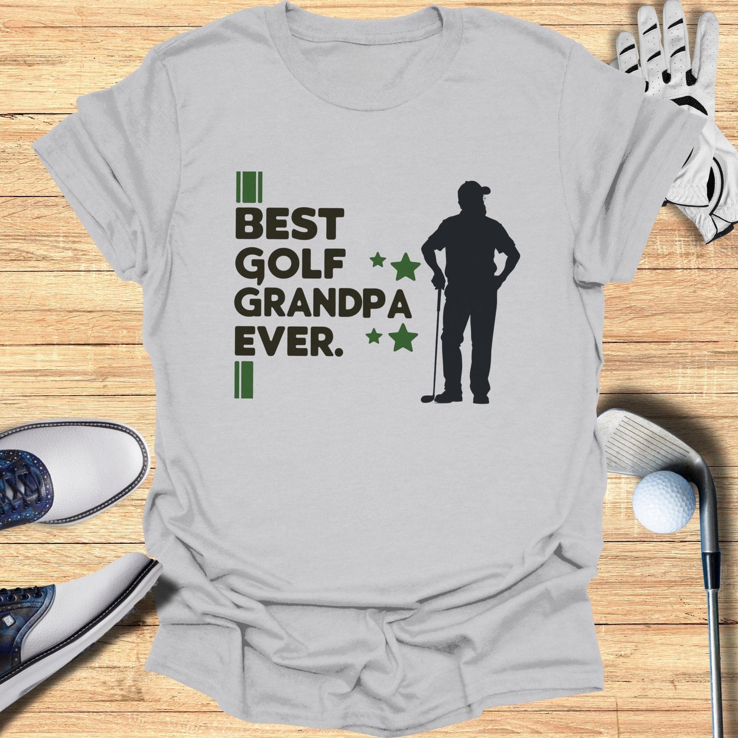 Best Golf Grandpa Ever T-Shirt - Funny Golf Tee by Swing Epic