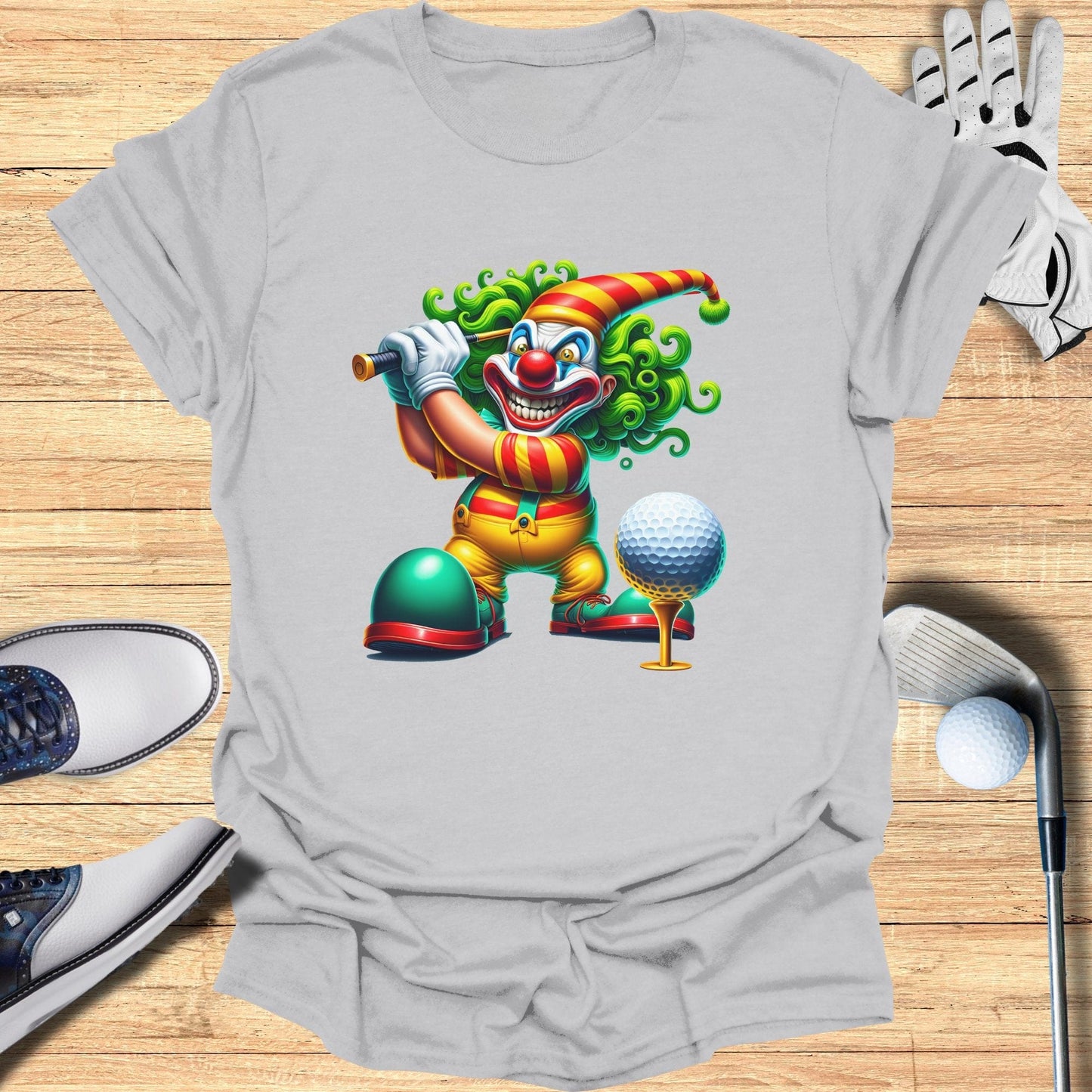 Golf Clown Graphic T-Shirt - Funny Golf Tee by Swing Epic