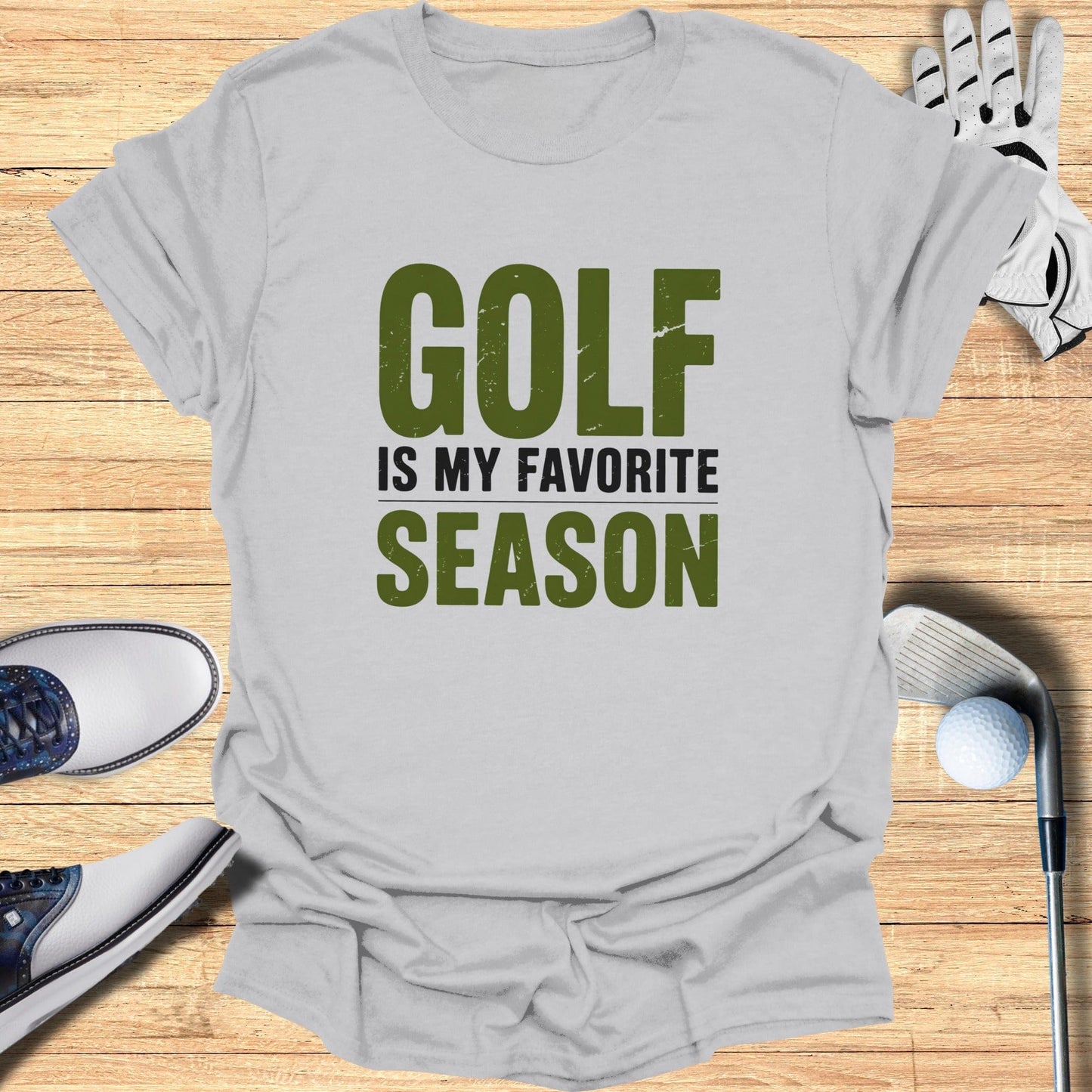 Golf Is My Favorite Season T-Shirt - Funny Golf T-Shirt by SwingEpic