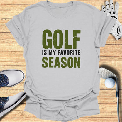 Golf Is My Favorite Season T-Shirt - Funny Golf T-Shirt by SwingEpic