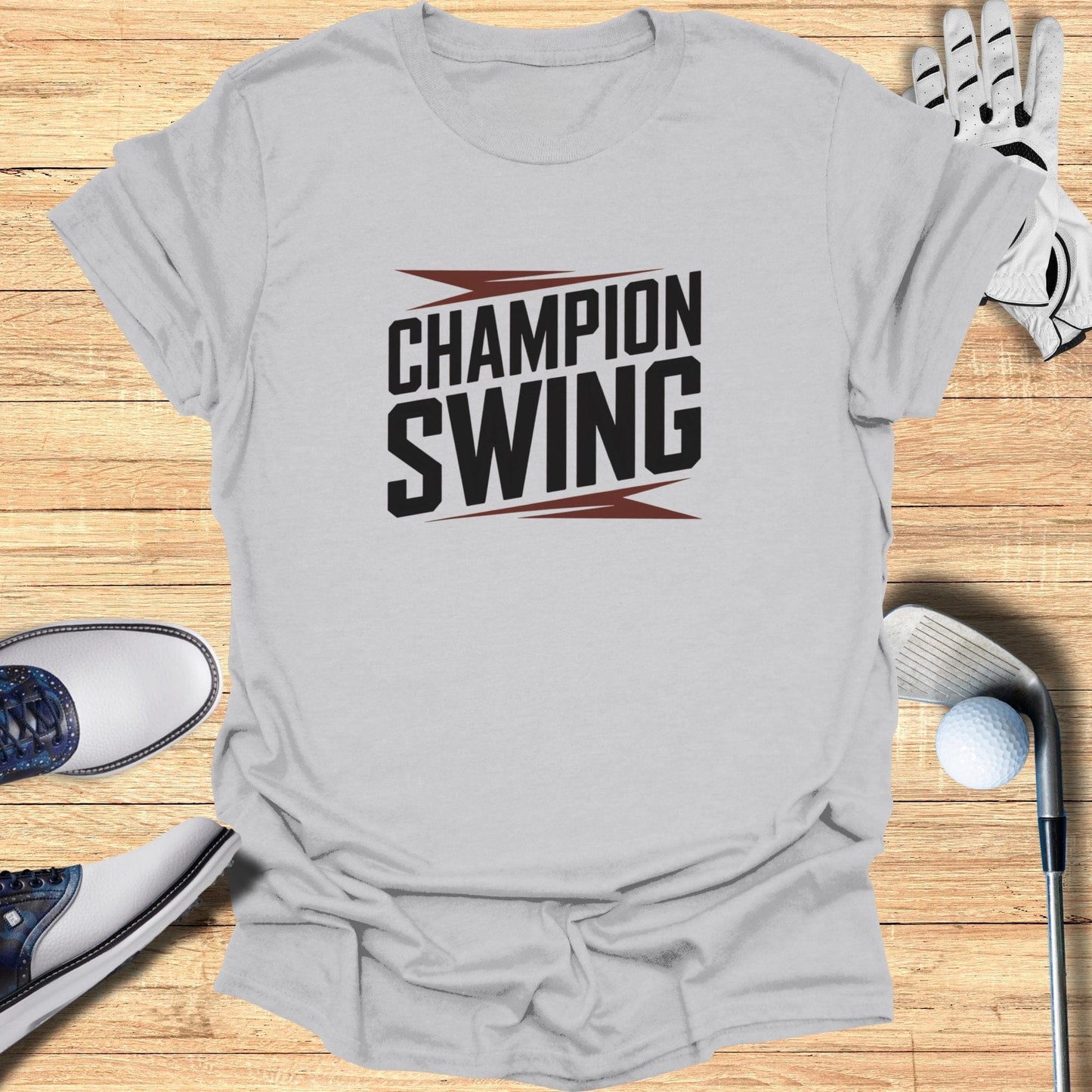 Champion Swing T-Shirt - Funny Golf Tee by Swing Epic