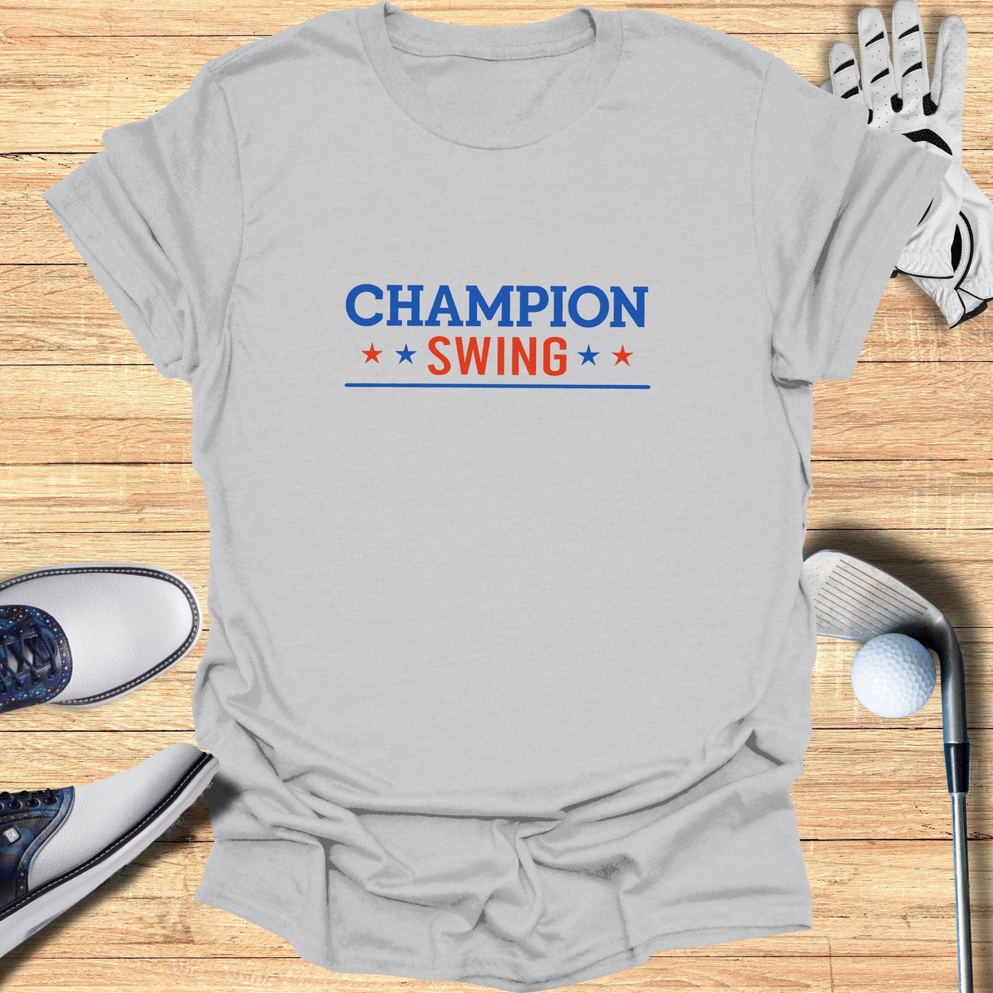 Champion Swing T-Shirt - Funny Golf Tee by Swing Epic