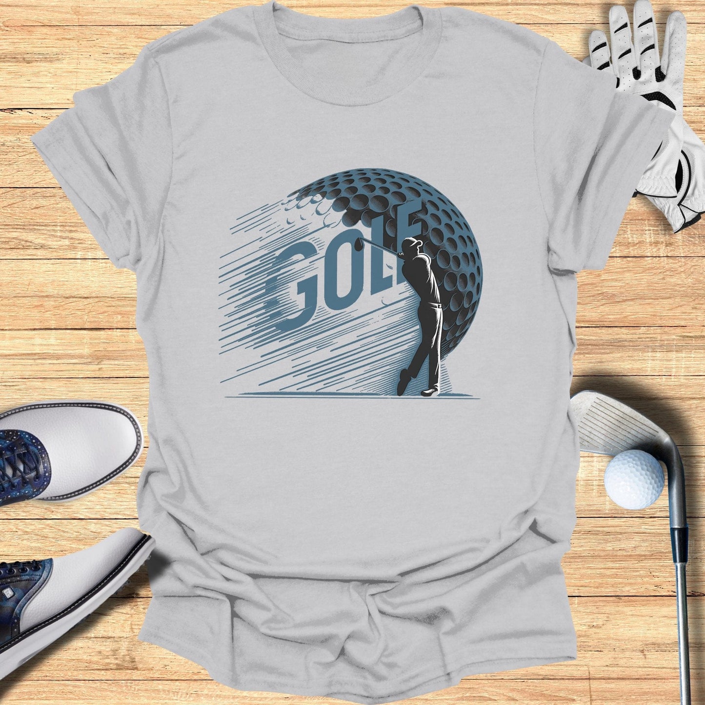 Dynamic Golf Action T-Shirt - Funny Golf Tee by Swing Epic