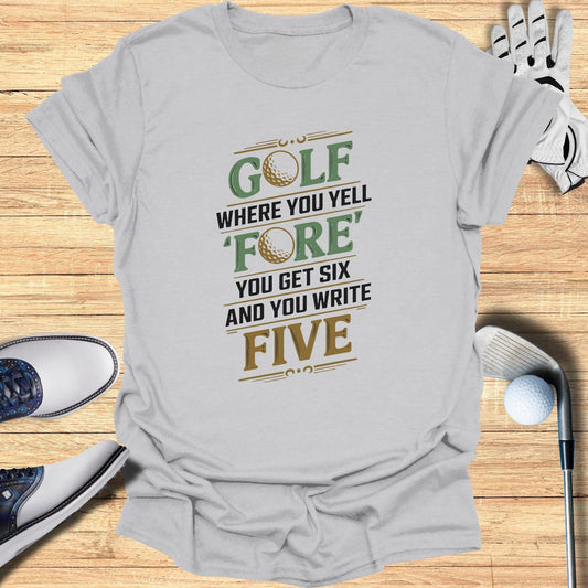 Golf Math T-Shirt - Funny Golf Tee by Swing Epic