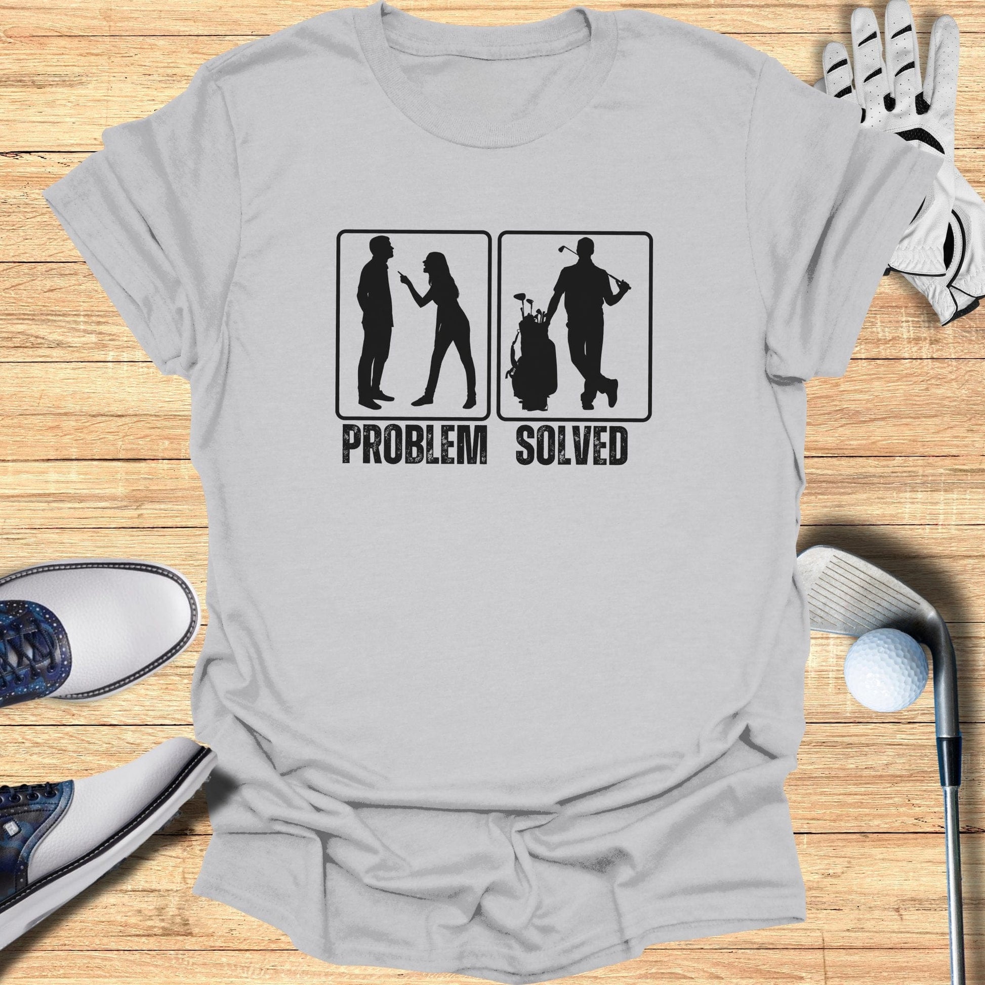 Problem Solved With Golf T-Shirt - Funny Golf Tee by Swing Epic