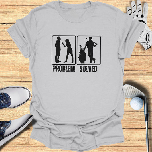 Problem Solved With Golf T-Shirt - Funny Golf Tee by Swing Epic
