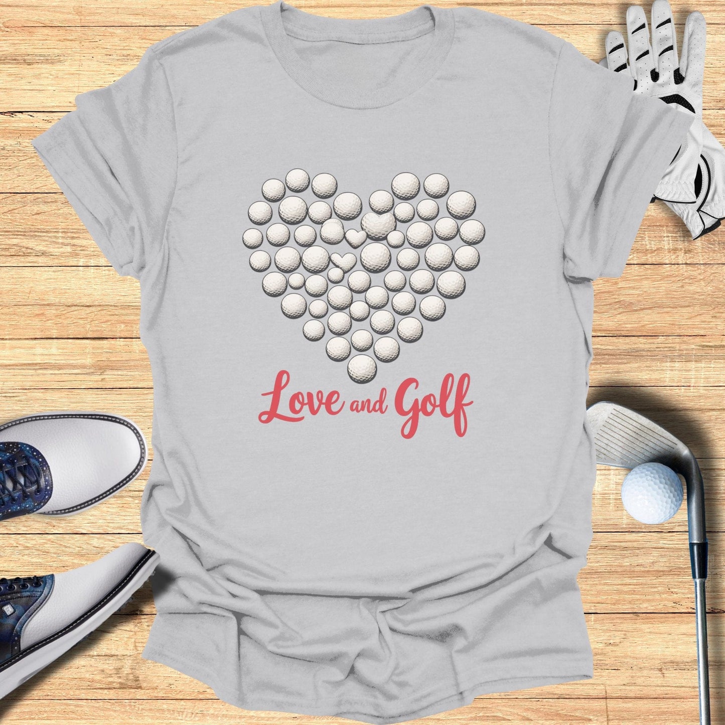 Love And Golf T-Shirt - Funny Golf Tee by Swing Epic