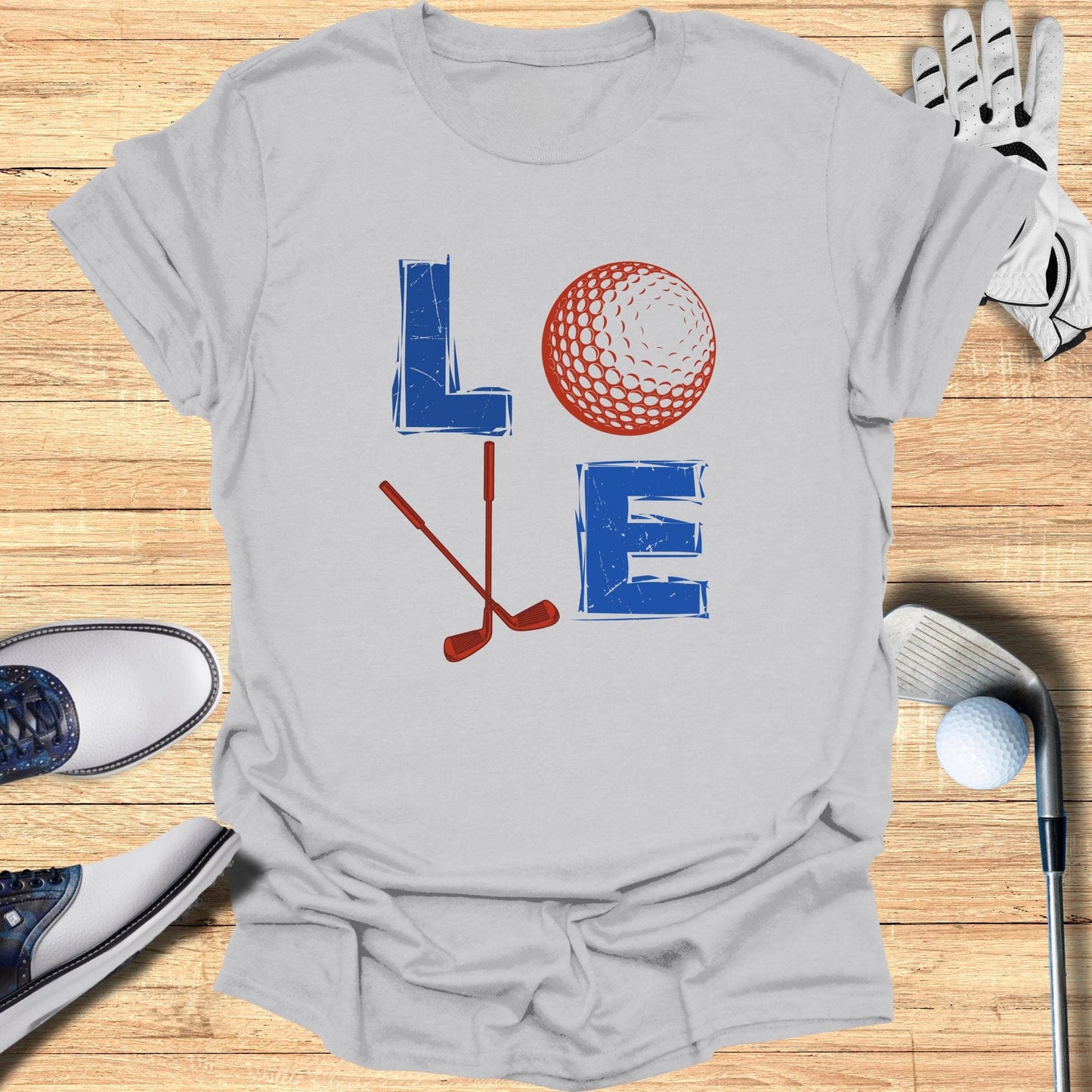 Retro Golf Love T-Shirt - Funny Golf Tee by Swing Epic