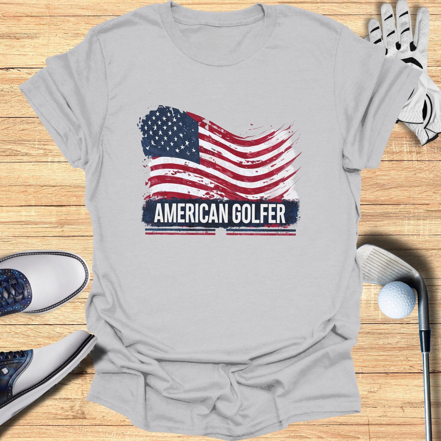 American Golfer T-Shirt - Funny Golf Tee by Swing Epic