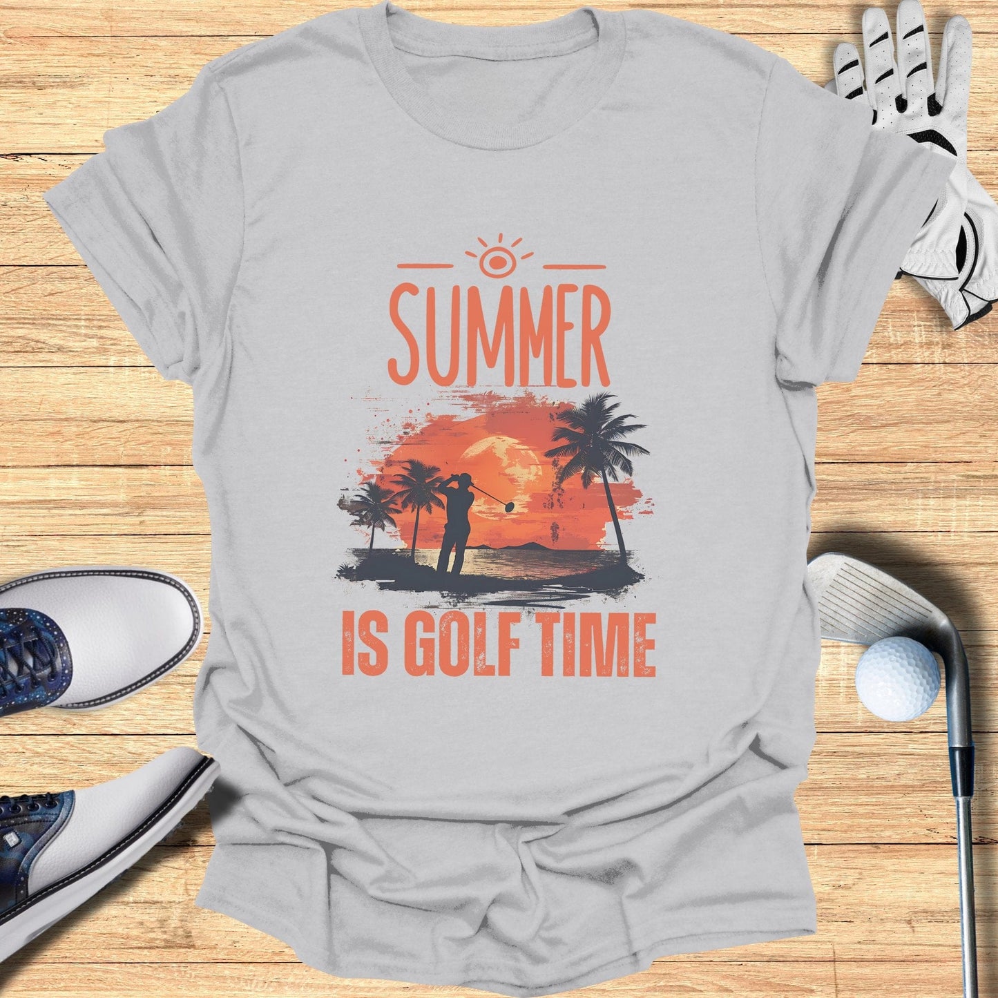Summer Is Golf Time T-Shirt - Funny Golf Tee by Swing Epic