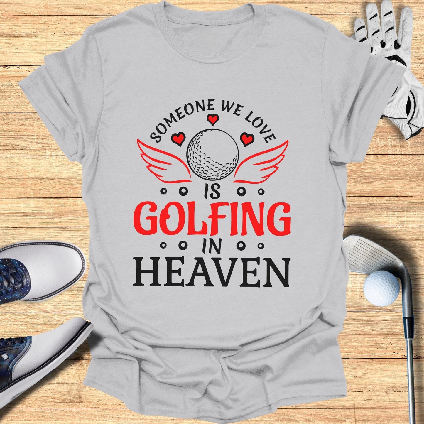 Someone We Love is Golfing T-Shirt - Funny Golf Tee by Swing Epic