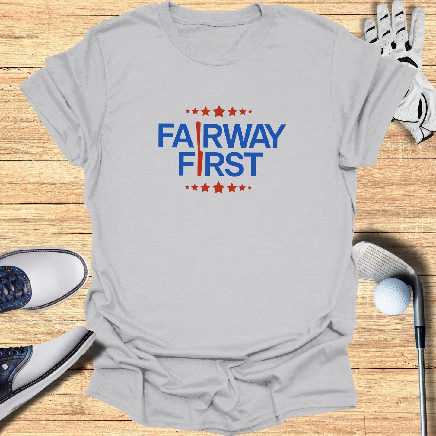 Fairway First T-Shirt - Funny Golf Tee by Swing Epic