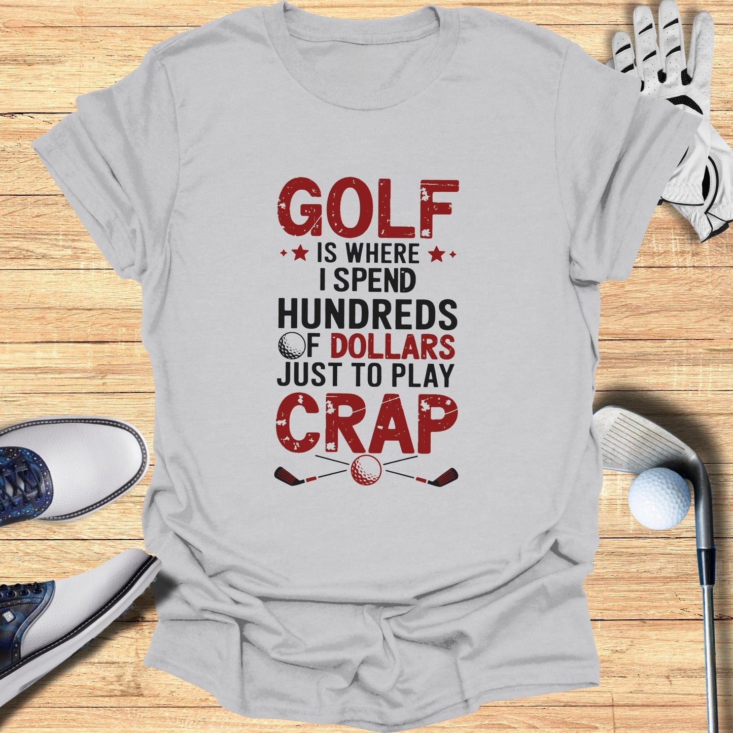 Golf Is Where I Lose T-Shirt - Funny Golf Tee by Swing Epic