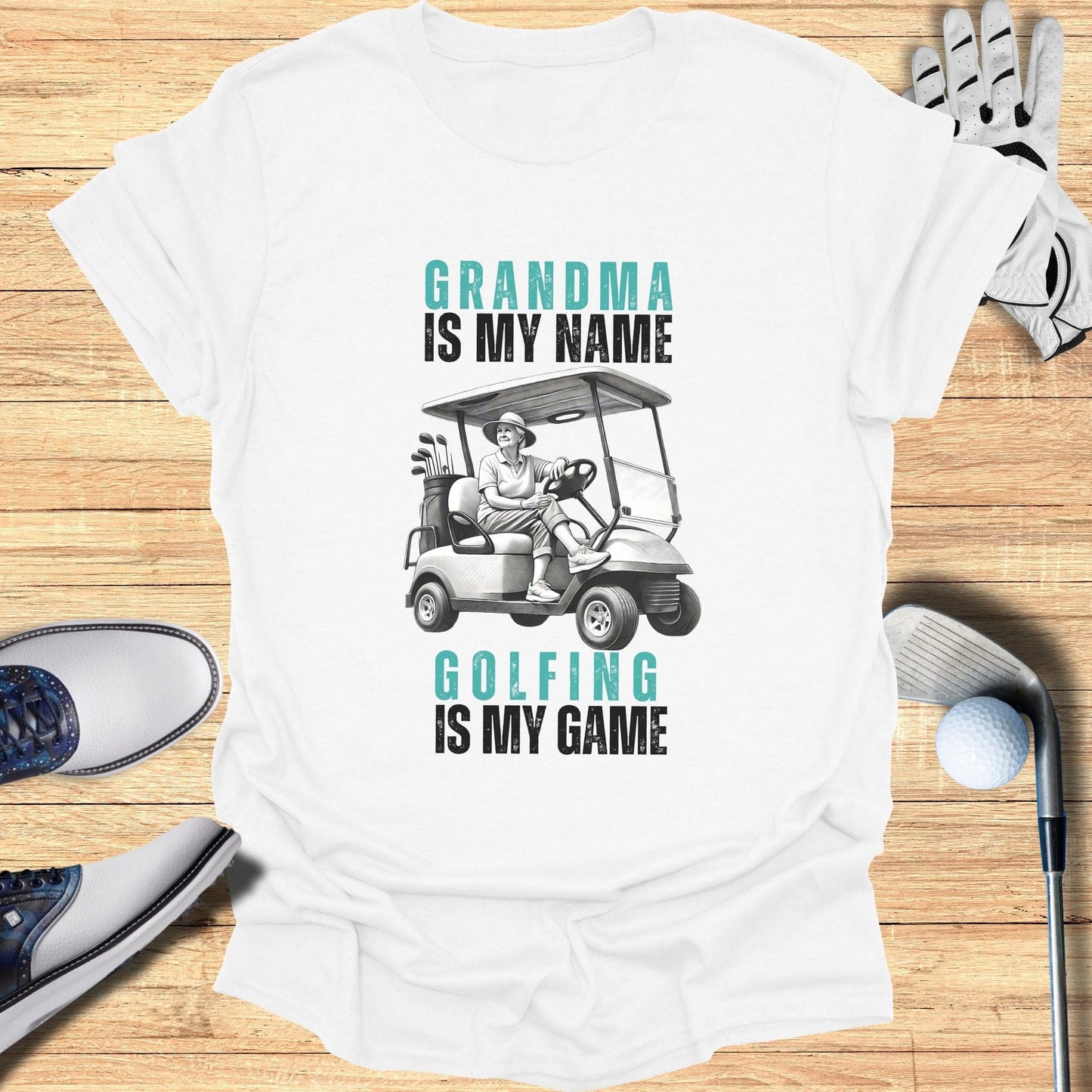 Grandma Is My Name T-Shirt - Funny Golf Tee by Swing Epic