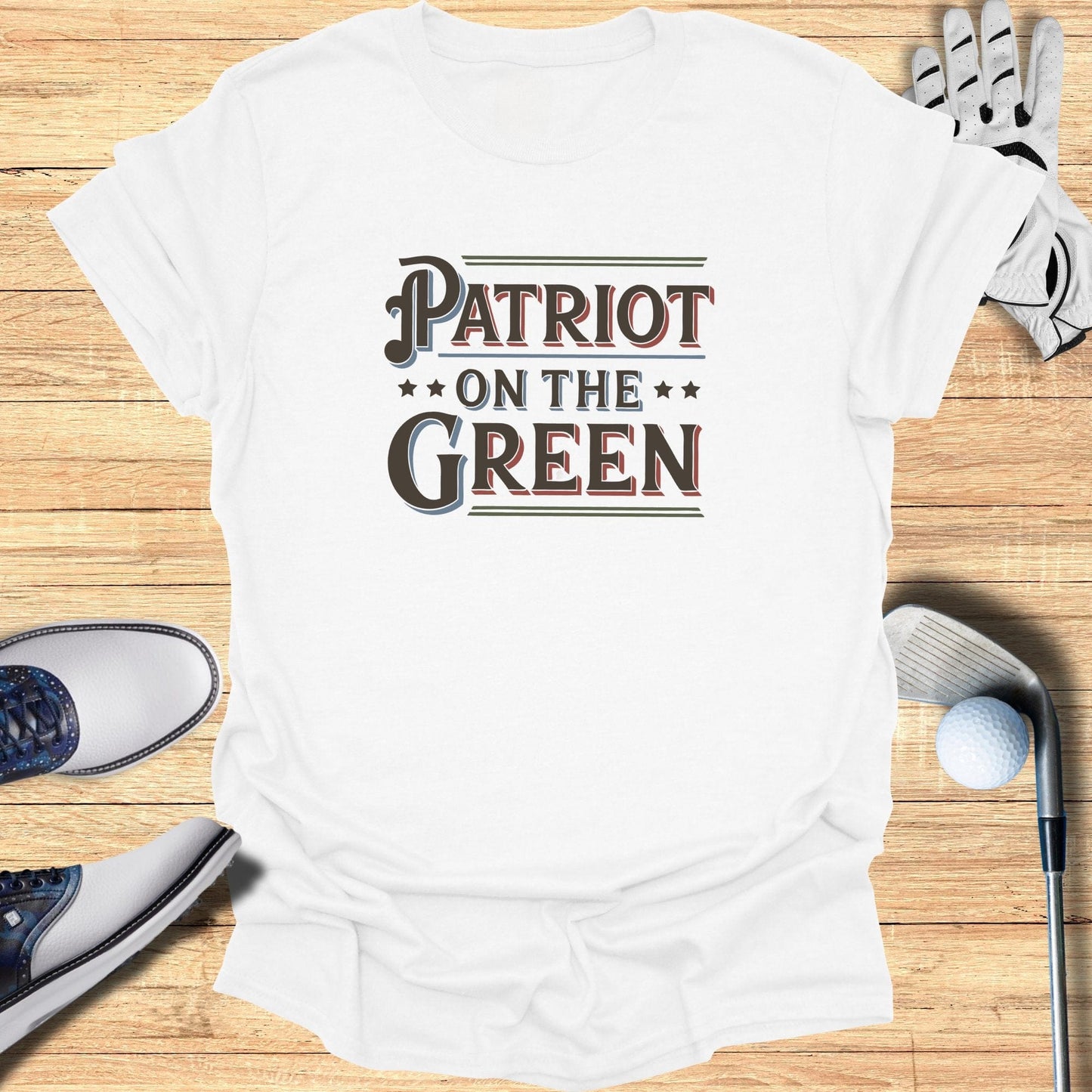 Patriot on the Green T-Shirt - Funny Golf Tee by Swing Epic