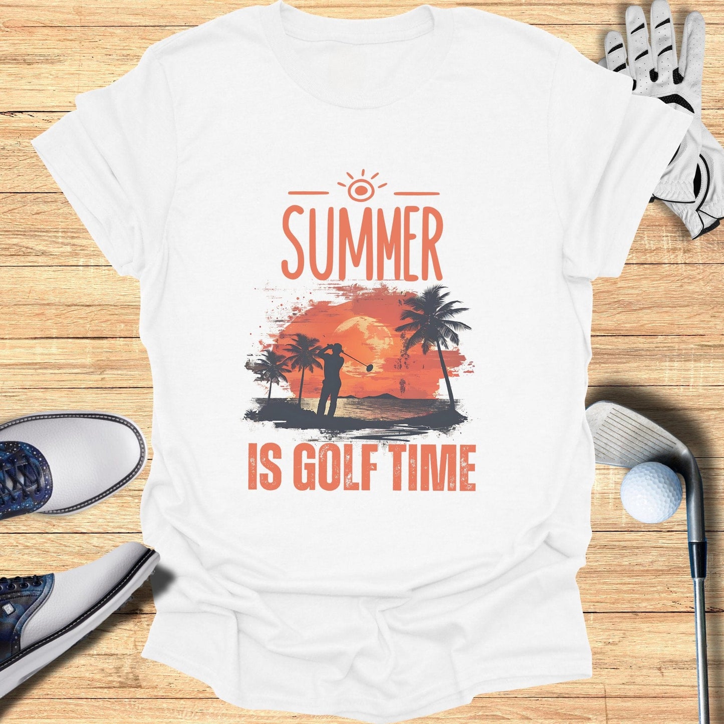 Summer Is Golf Time T-Shirt - Funny Golf Tee by Swing Epic