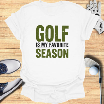 Golf Is My Favorite Season T-Shirt - Funny Golf T-Shirt by SwingEpic