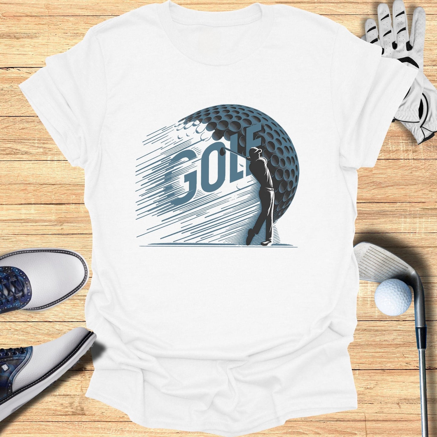 Dynamic Golf Action T-Shirt - Funny Golf Tee by Swing Epic