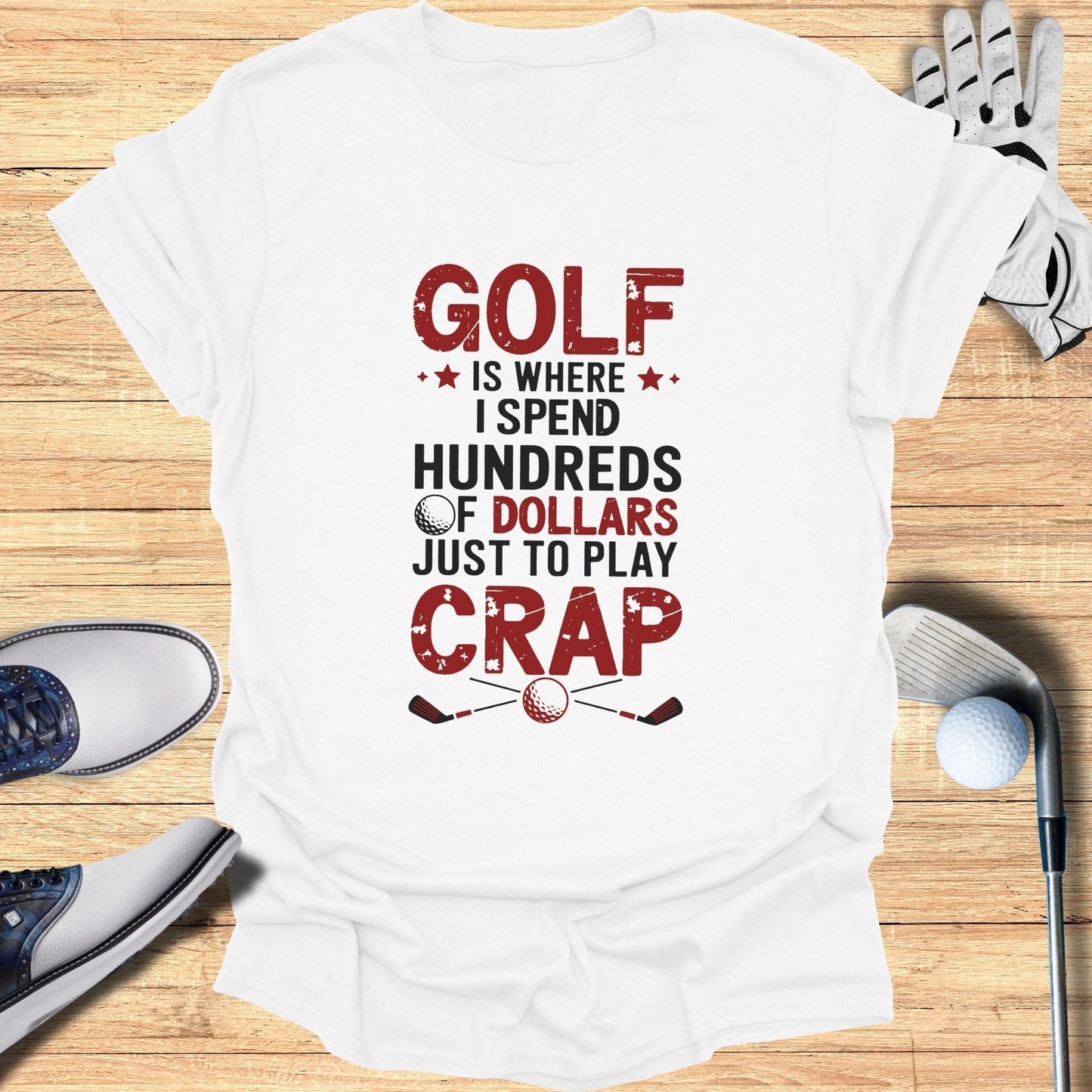 Golf Is Where I Lose T-Shirt - Funny Golf Tee by Swing Epic